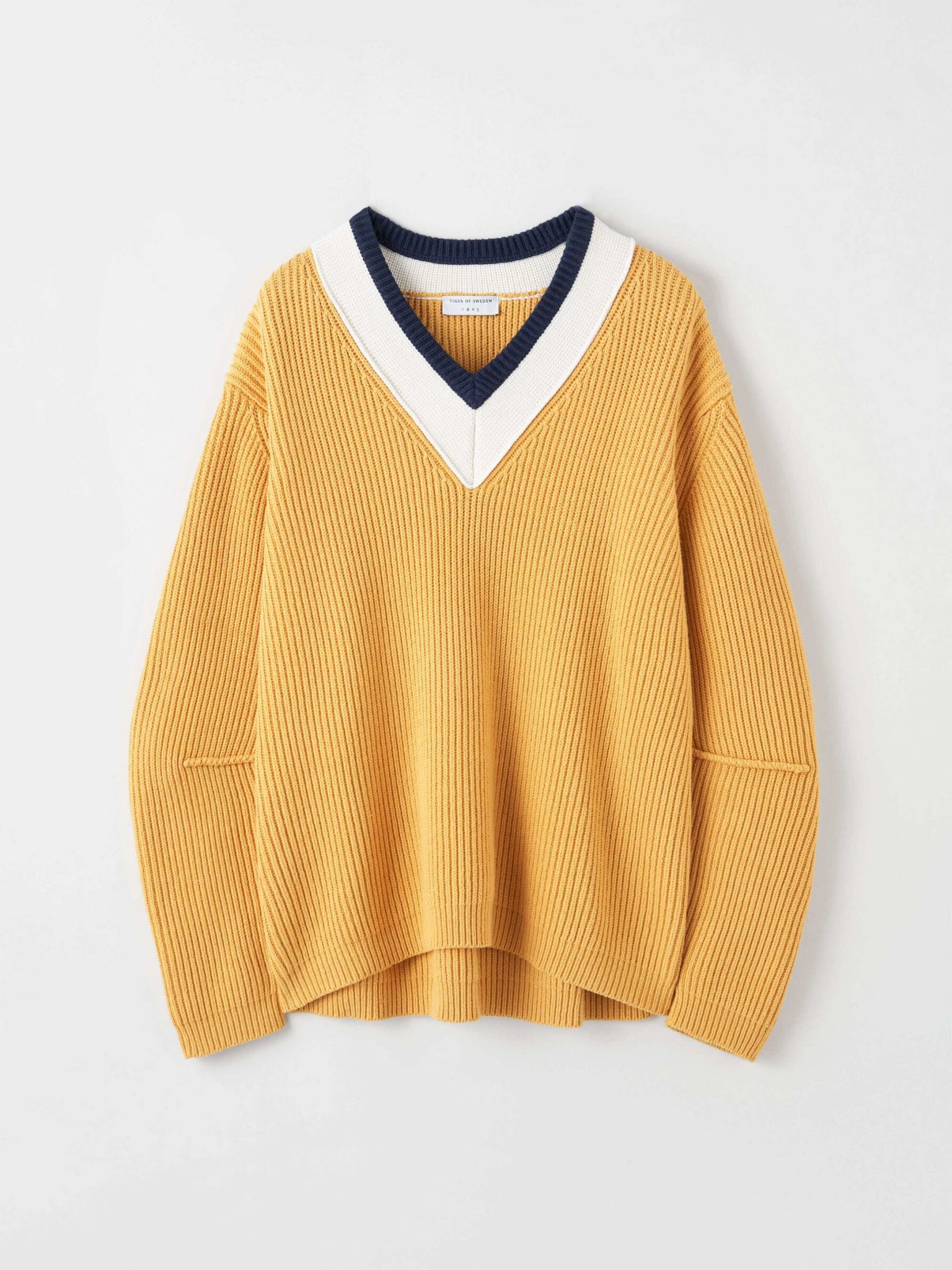 Buy Tiger of Sweden Puck Pullover Yellow Scandinavian Fashion Store