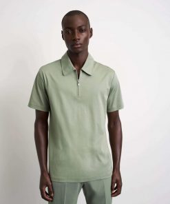 Tiger of Sweden Laron Polo Shirt Light Khaki