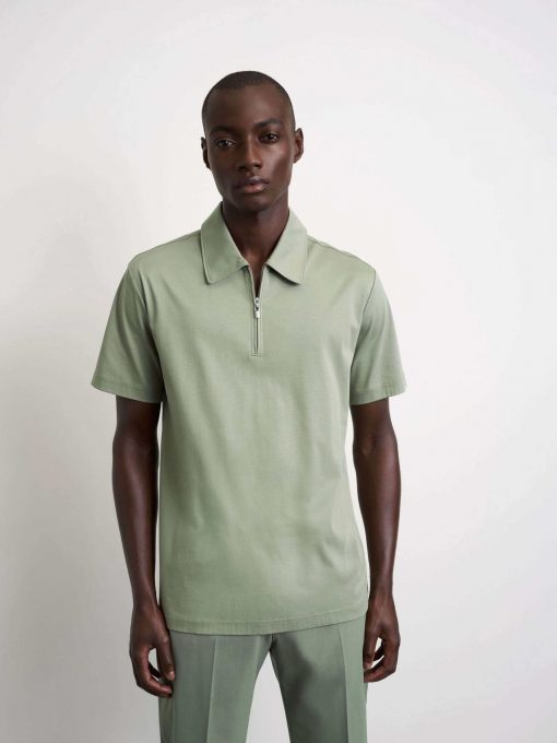 Tiger of Sweden Laron Polo Shirt Light Khaki