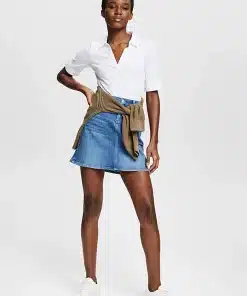 Esprit Denim Skirt Blue Medium Washed