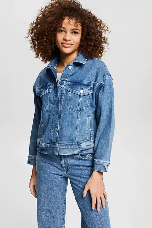 Esprit Denim Jacket Blue Medium Washed