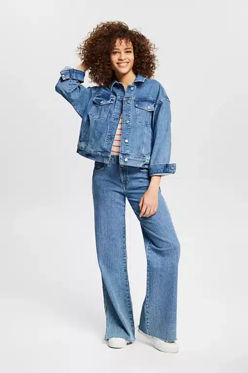 Esprit Denim Jacket Blue Medium Washed