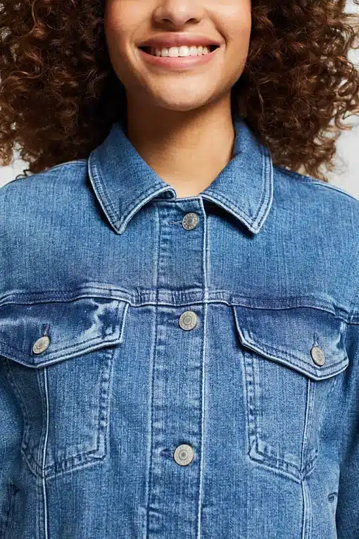 Esprit Denim Jacket Blue Medium Washed
