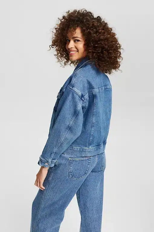 Esprit Denim Jacket Blue Medium Washed