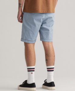 Gant Allister Sunfaded Shorts Silver Lake Blue