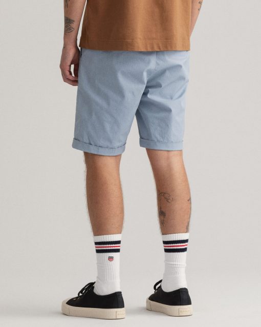 Gant Allister Sunfaded Shorts Silver Lake Blue