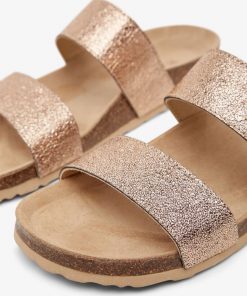 Bianco Biabetricia Twin Strap Sandal Rose Gold