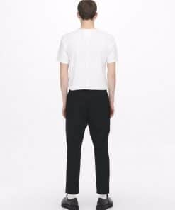 Only & Sons Linus Crop Linen Pants Black