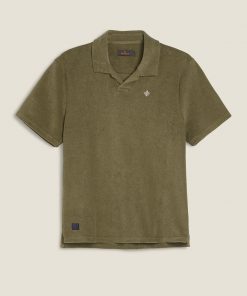Morris Stockholm Delon Terry Jersey Shirt Olive