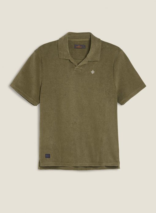 Morris Stockholm Delon Terry Jersey Shirt Olive