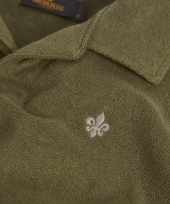 Morris Stockholm Delon Terry Jersey Shirt Olive