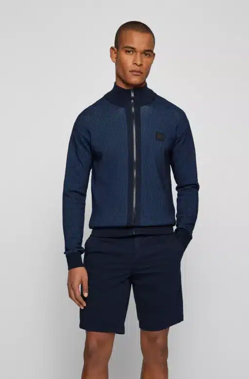 Boss Artedo Cardigan Dark Blue