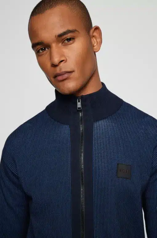 Boss Artedo Cardigan Dark Blue