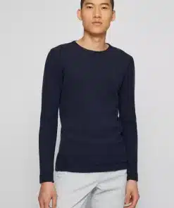 Hugo Boss Tempest Long-Sleeve T-Shirt Dark Blue