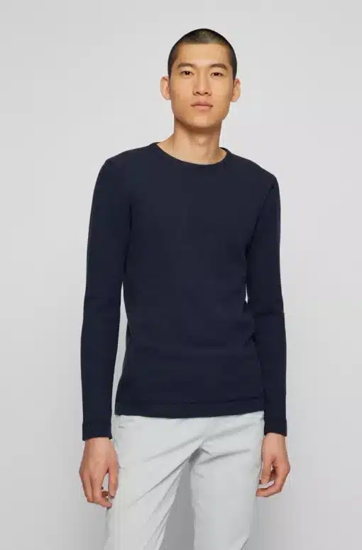 Hugo Boss Tempest Long-Sleeve T-Shirt Dark Blue