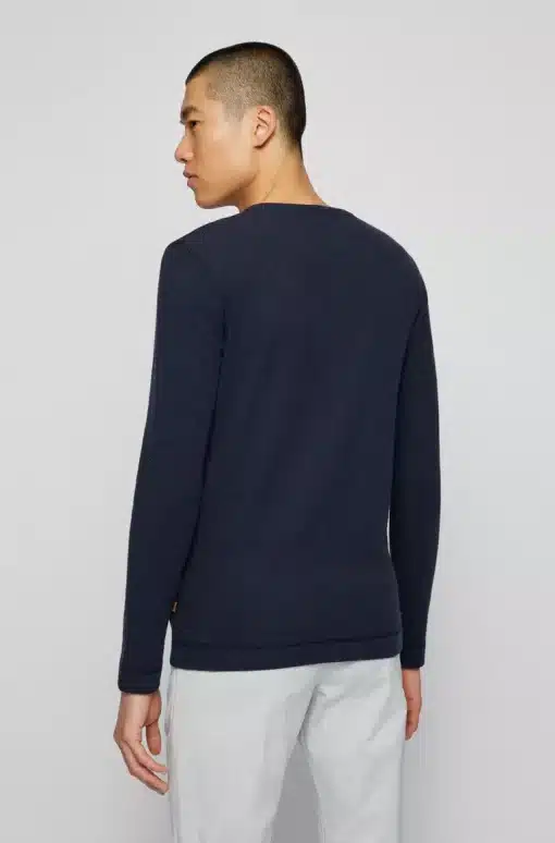 Hugo Boss Tempest Long-Sleeve T-Shirt Dark Blue