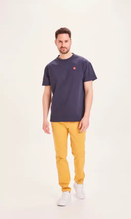 Knowledge Cotton Apparel Joe Slim Chino Pants Honey Gold