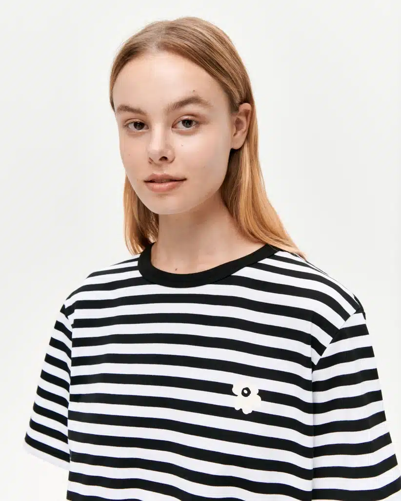 Buy Marimekko Vihne Tasaraita Unikko T-shirt Unisex