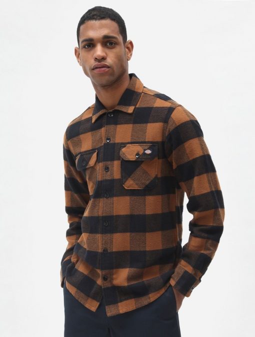 Dickies New Sacramento Shirt Brown Duck