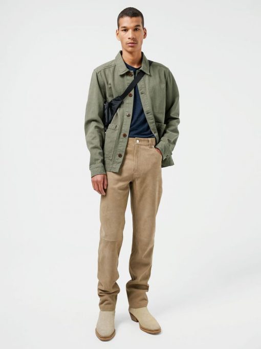 J.Lindeberg Lando Twill Overshirt Deep Depths