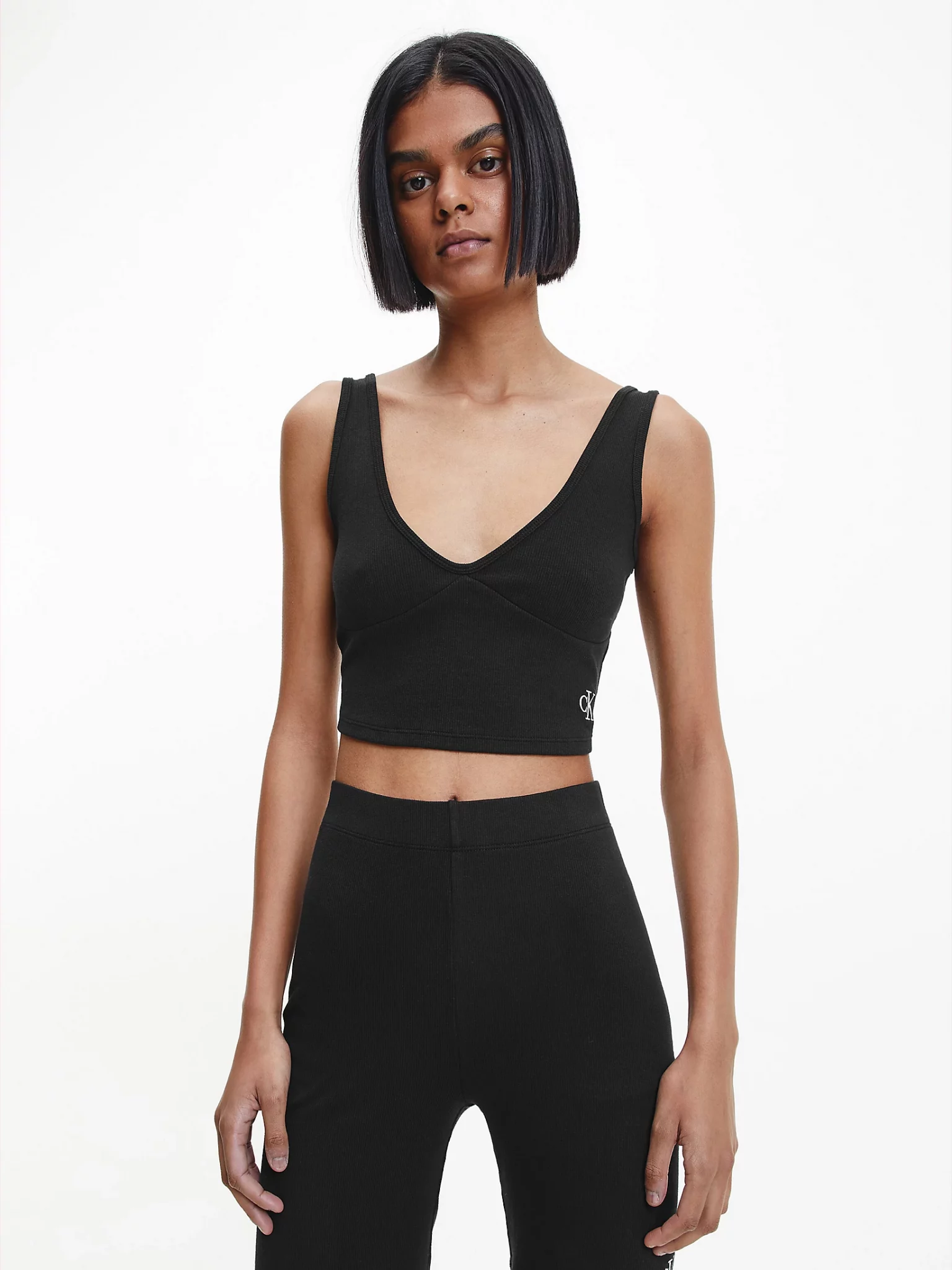 Black calvin klein top online