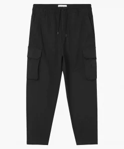 Calvin Klein Cotton Twill Cargo Pants Black