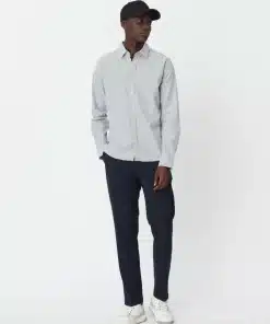 Les Deux Christoph LW Oxford Shirt Ice Blue