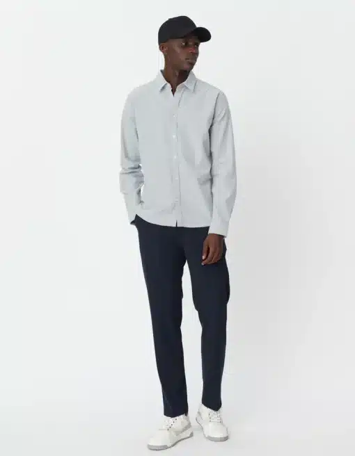 Les Deux Christoph LW Oxford Shirt Ice Blue