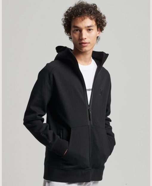 Superdry Code Tech Zip Hood Black