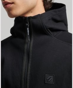 Superdry Code Tech Zip Hood Black