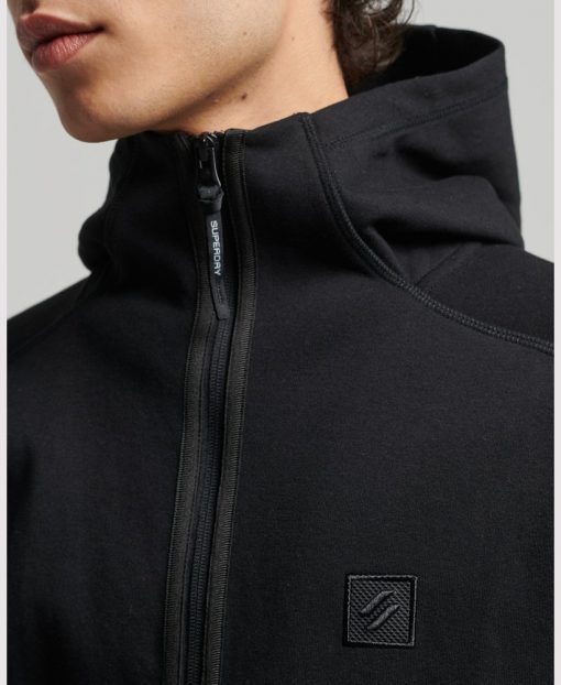 Superdry Code Tech Zip Hood Black