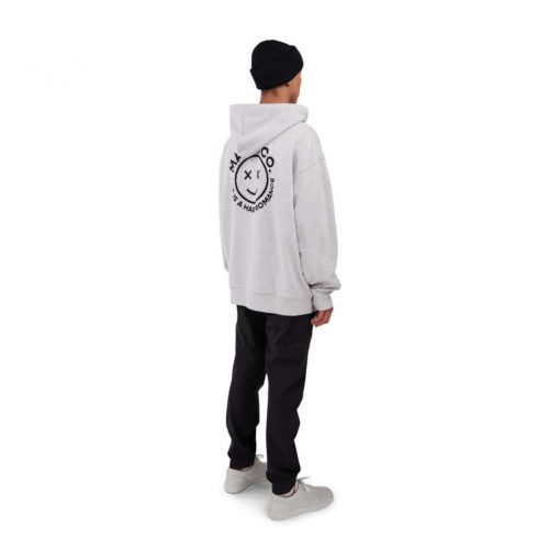 Makia Dizzy Hooded Sweatshirt Light Grey