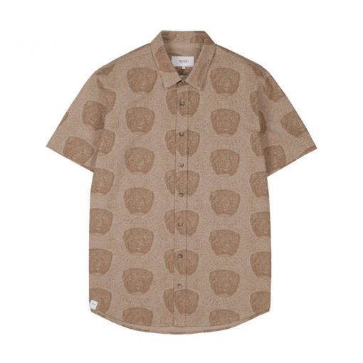 Makia Mink S/S Shirt Light Camel