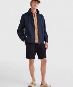 Tommy Hilfiger Ripstop Stand Collar Jacket Desert Sky