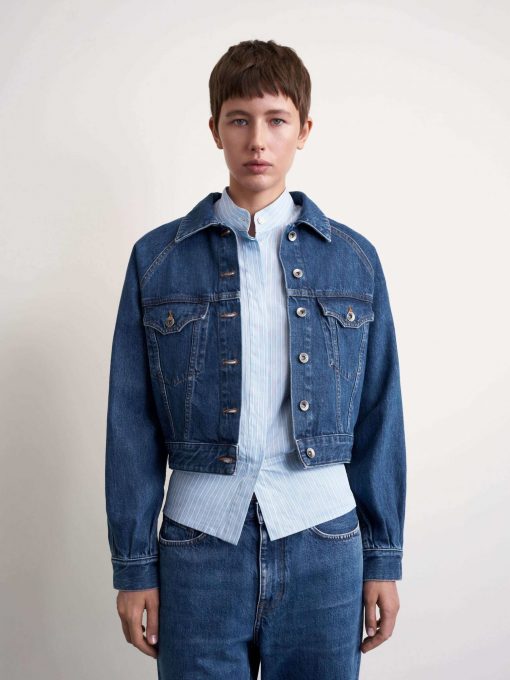 Tiger of Sweden Luoma Denim Jacket Royal Blue