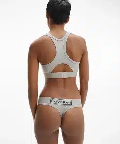 Calvin Klein Reimagine Heritage Thong Grey Heather