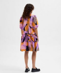 Selected Femme Jessy 2/4 Short Dress Black