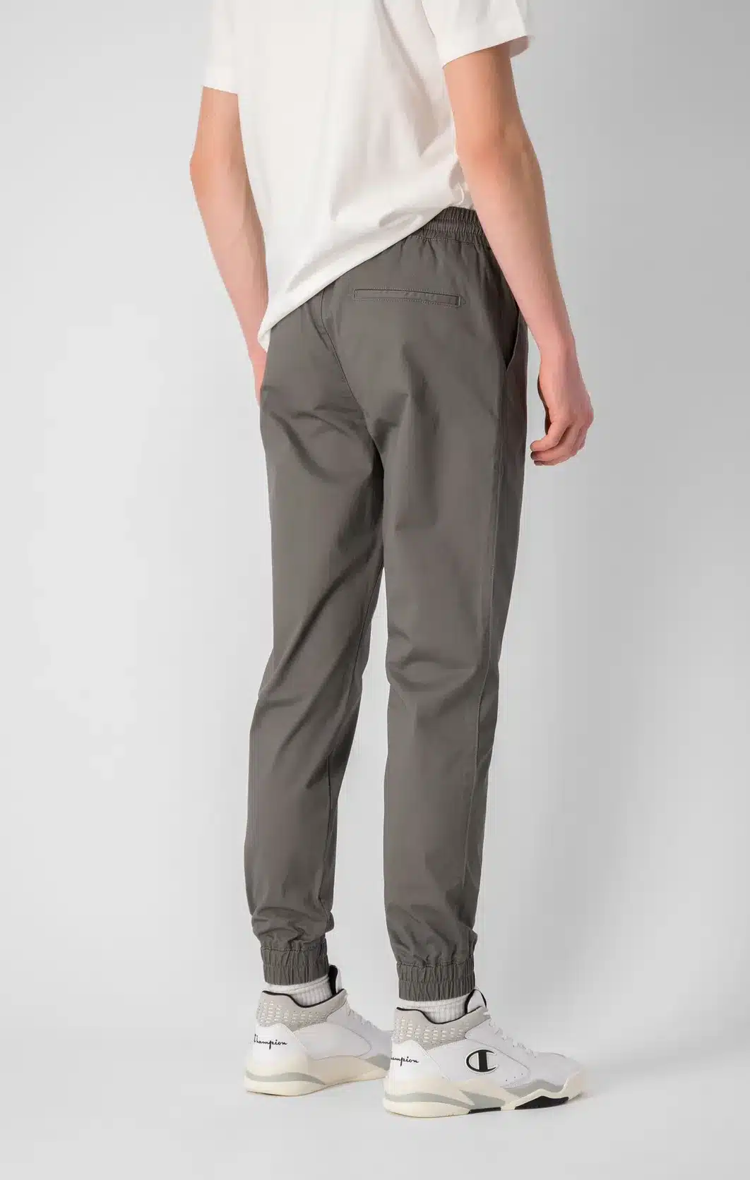 Champion elastic cuff pants grey sale