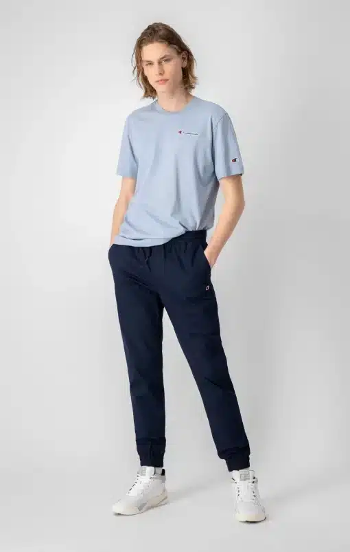 Champion Embroidered Script Logo T-shirt Pastel Blue