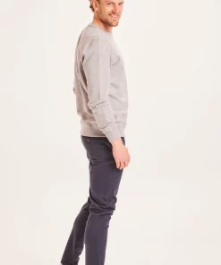 Knowledge Cotton Apparel Luca Slim Comfort Pants Total Eclipse