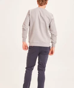 Knowledge Cotton Apparel Luca Slim Comfort Pants Total Eclipse