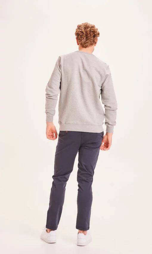 Knowledge Cotton Apparel Luca Slim Comfort Pants Total Eclipse