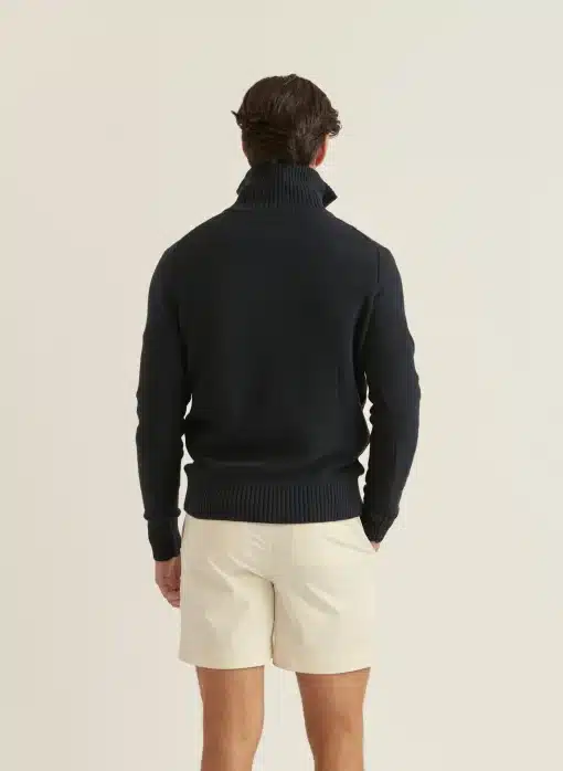 Morris Stockholm Marlebone Half Zip Blue