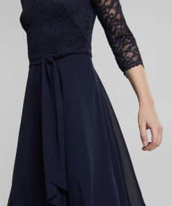 Esprit Chiffon Dress Navy