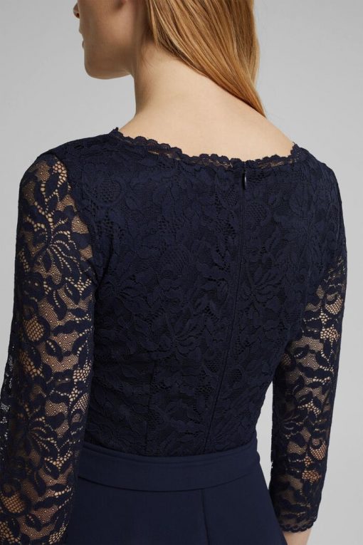 Esprit Chiffon Dress Navy