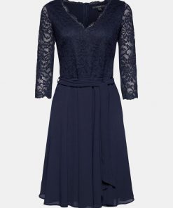 Esprit Chiffon Dress Navy