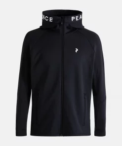 Peak Performance Rider Zip Hood Men Black