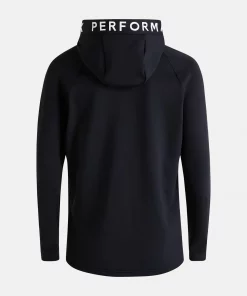 Peak Performance Rider Zip Hood Men Black