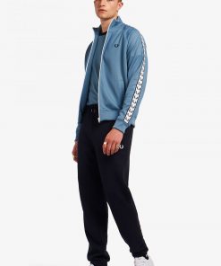 Fred Perry Taped Track Jacket Ash Blue