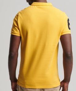 Superdry Vintage Superstate Polo Shirt Springs Yellow